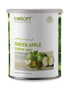 Biosoft Premium Waxing Solutions Green Apple Creme Wax, 800ml